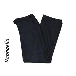 Raphaella | cropped black dress pants | 10
